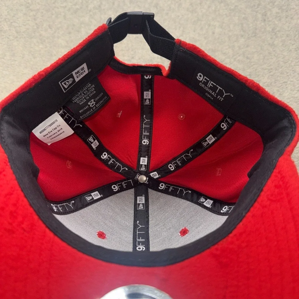 NWT The North Face New Era 9FIFTY Snapback Hat Unisex Red Original‎ Fit One Size